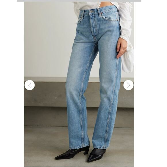 Re/Done Denim - RE/DONE 90's loose high-rise straight leg jeans in Bay Fade Size 31 NWT